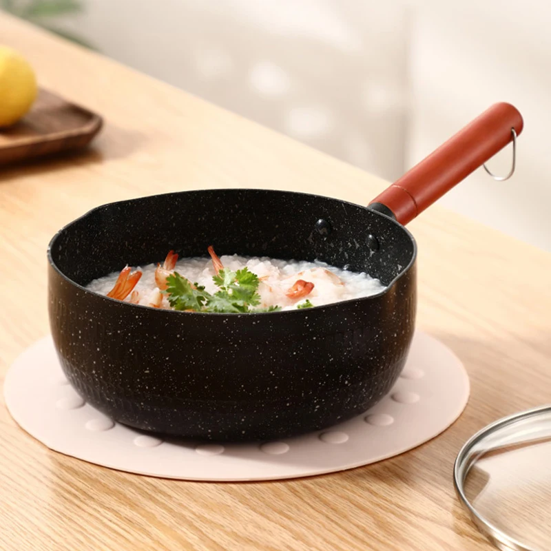 Кухонная мини кастрюля для молочной лапши 18/20 см бытовая кухонная супа с