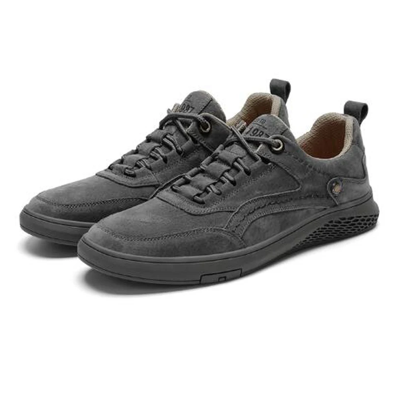 

Men's shoes fashion leather casual shoes autumn lace-up breathable comfortable sports shoes outdoor casual sports shoes