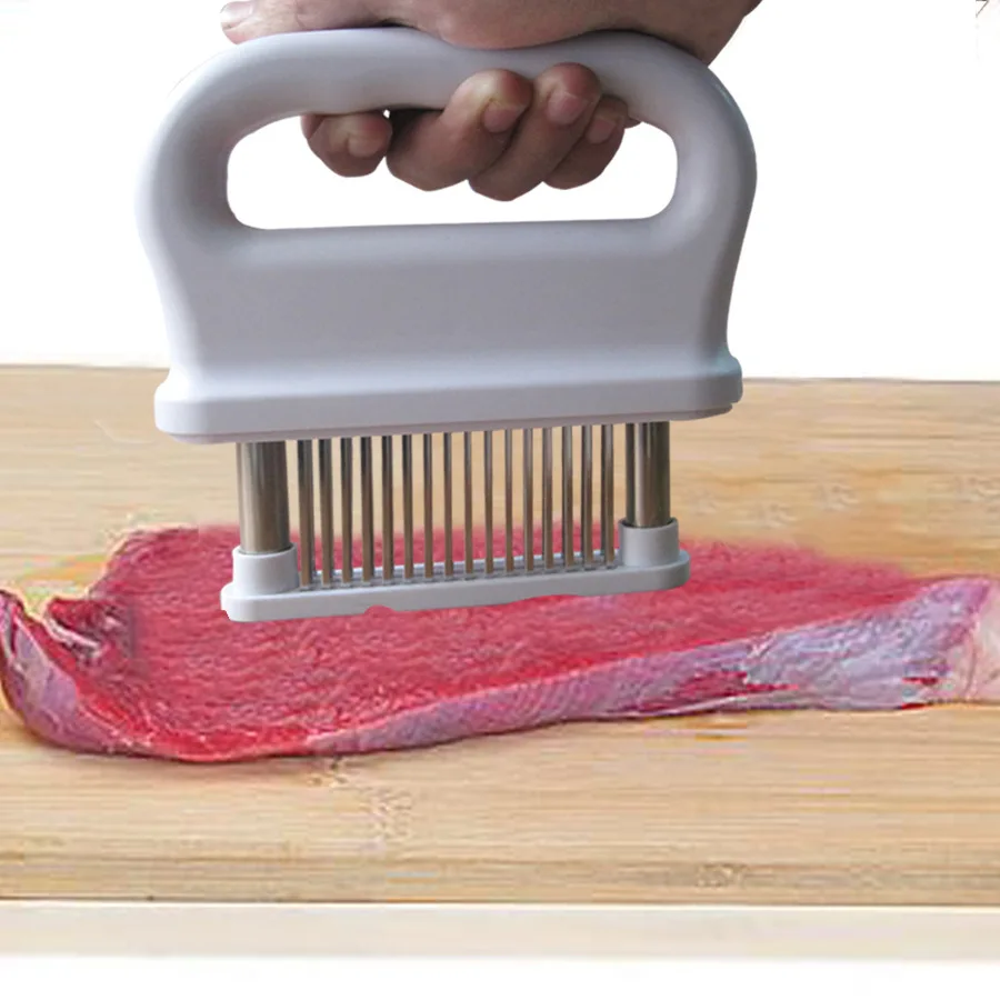 New48 лезвий игла для мяса Tenderizer нож из нержавеющей стали мясо Beaf стейк молоток Мясо