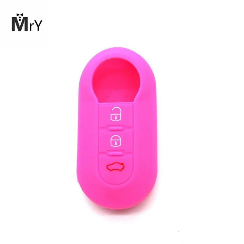 3 кнопки дистанционного Авто Складной флип ключ болванки чехол силиконовый