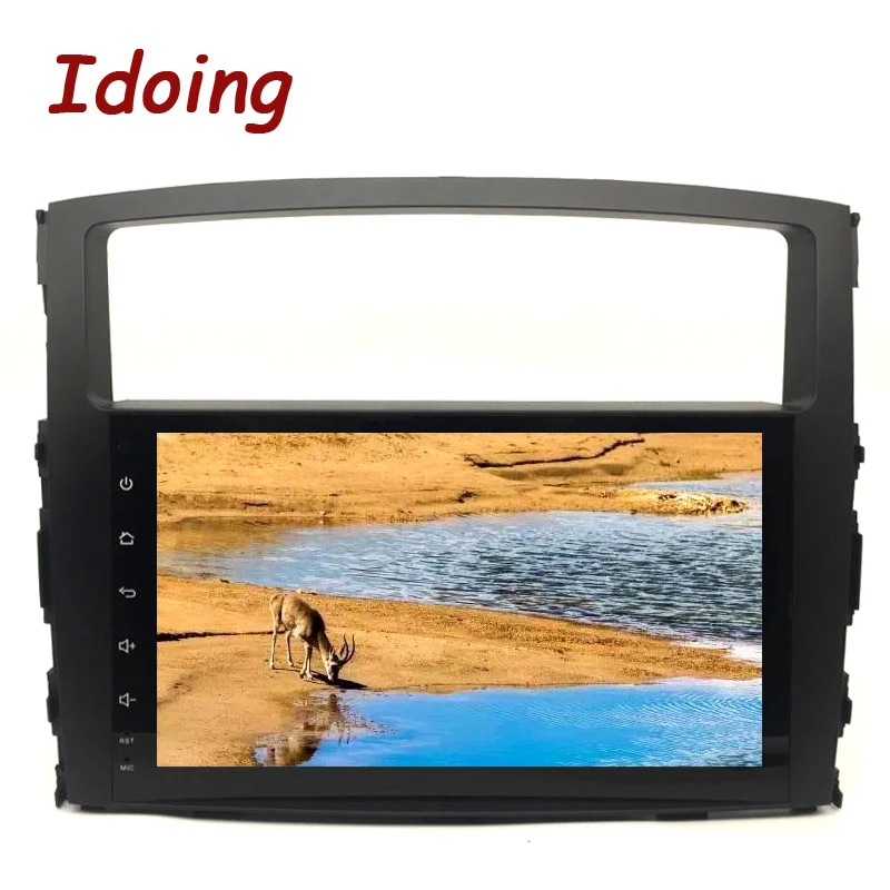 Автомобильный DVD мультимедийный видео плеер Idoing 2Din для MITSUBISHI PAJERO V97 Android7.1 GPS
