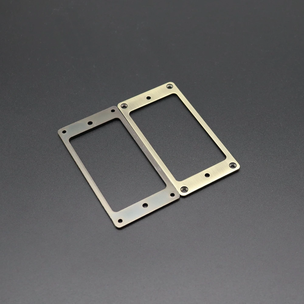 2 stücke metall pickup ring abdeckung rahmen flache pickup montage ringe für lpsg gitarre montage ersatz elektrische gitarre zubehör f