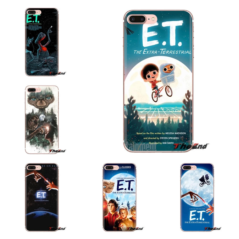 Прозрачные мягкие чехлы для iPod Touch Apple iPhone 4 4s 5 5S SE 5C 6 6S 7 8 X XR XS Plus MAX E.T. С рисунком