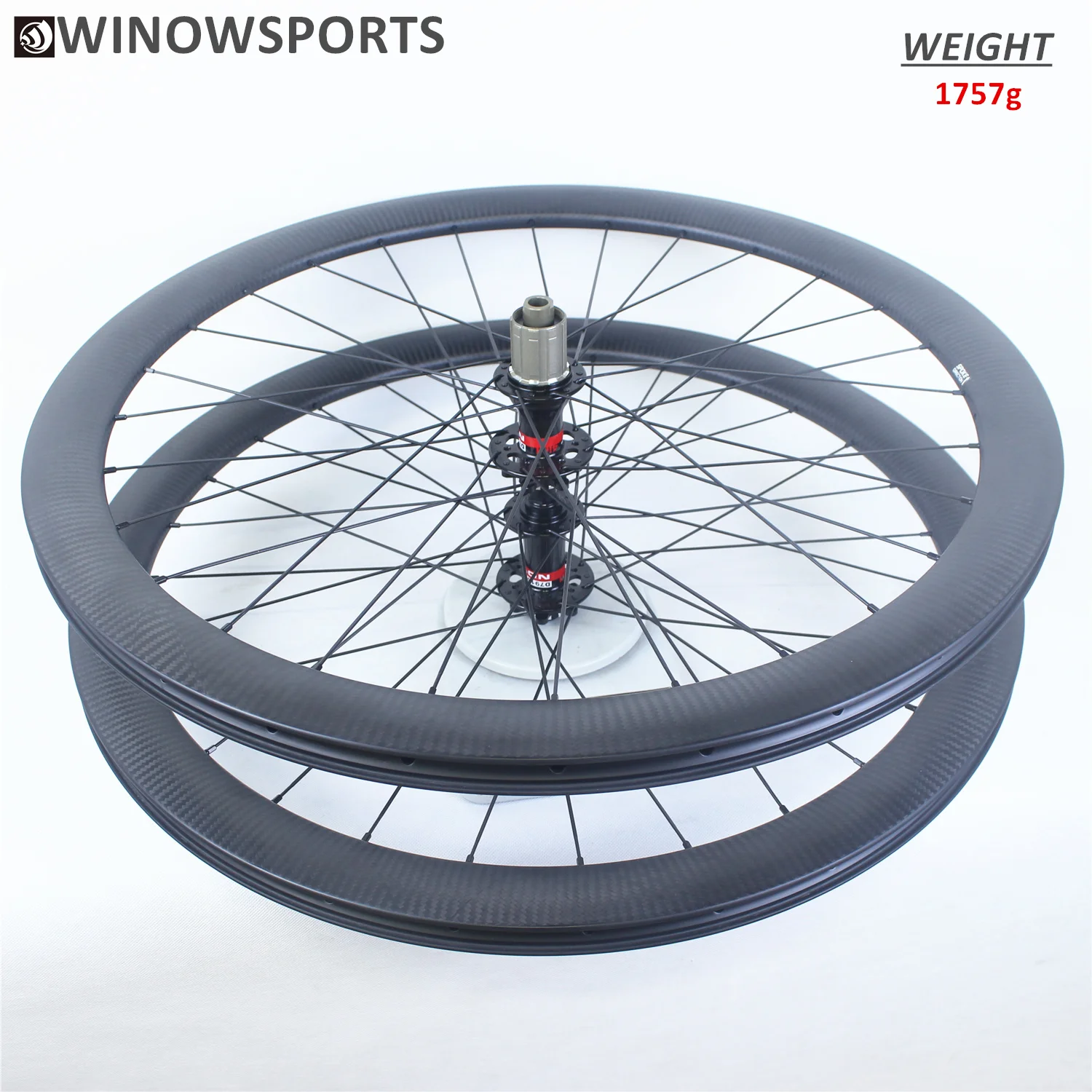 Winowsports бескамерная покрышка углеродное колесо для дорожного дискового тормоза