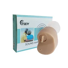 Digital Hearing Aid Aids Hear World Volume Control Microphone Extraction Cord Ear Invisible Sound Amplifier Soft Ear Plug Device