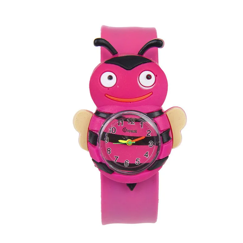 1 шт. детские наручные кварцевые часы силиконовый ремешок милый мультфильм Стиль
