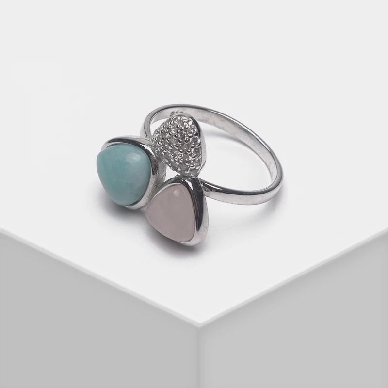 

Amorita boutique 925 stylish clover ring