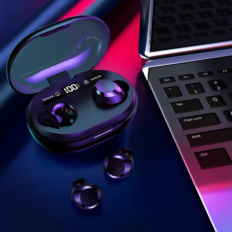 Arlado C8S TWS Bluetooth V5.0 Беспроводные наушники с сенсорным управлением 2000 мАч
