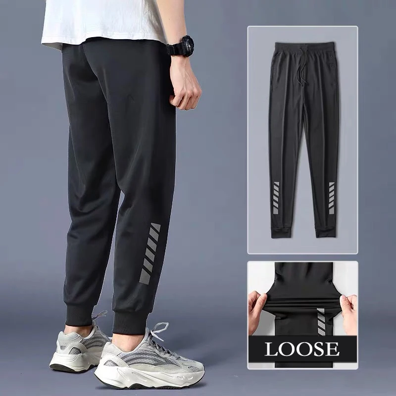 

2021 Casual Pants Men Sports Fitness Tights Gym Jogger Bodybuilding Sweatpants Sport Quick Dry Pants Japanese Streetwear