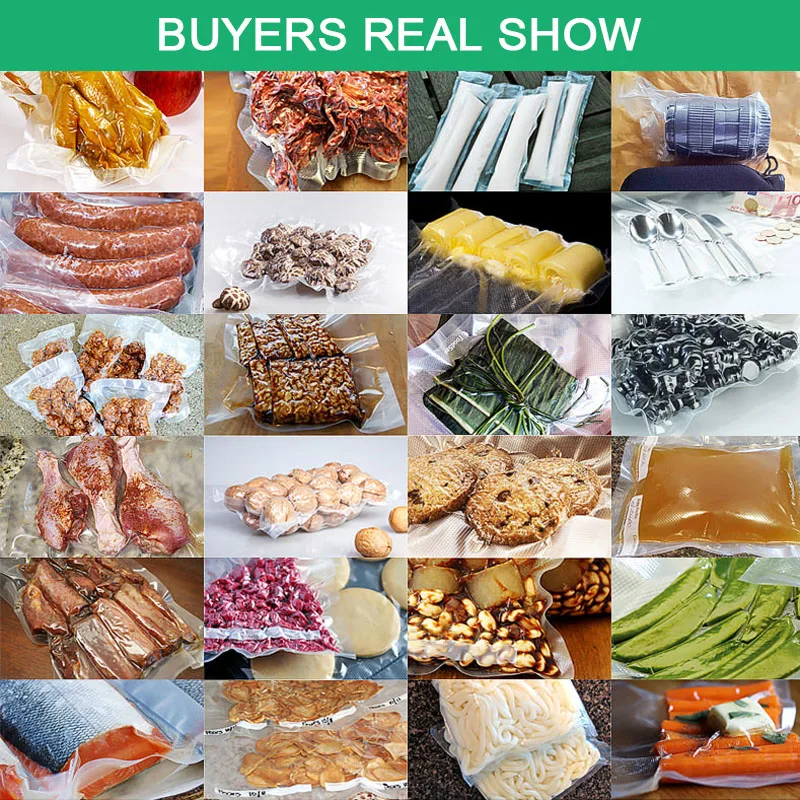 Вакуумные пакеты для упаковки пищевых продуктов рулоны 12/15/17/20/25/28/30 см x 500