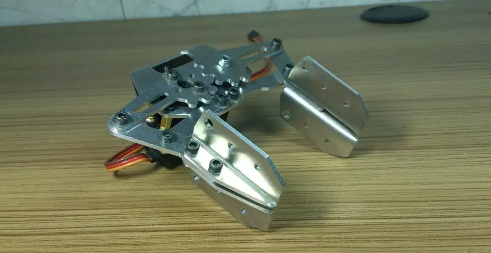 Metal Robot Claw Manipulator Gripper Mechanical Arm Clamp with 180 Degree Servos for Arduino DIY Project STEM Toy Parts | Игрушки и