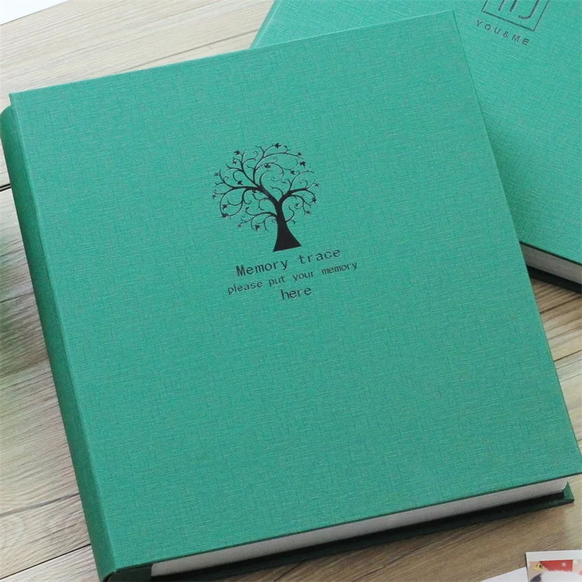 

6 inch 4R Photo Album Genuine Leather Large Capacity Over Plastic Photo 1000 Insert Family Baby Memorial Album