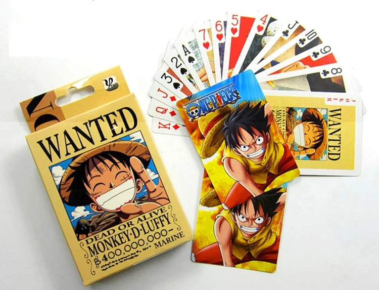 54 шт./компл. цельная коллекция Monkey D. Luffy Poker& Roronoa Zoro игровая коллекция карт детские игрушки подарок
