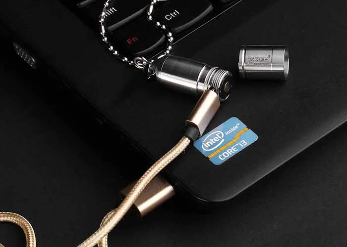 WUBEN G340 светодиодный фонарик из нержавеющей стали 130LM фонарь с ожерельем