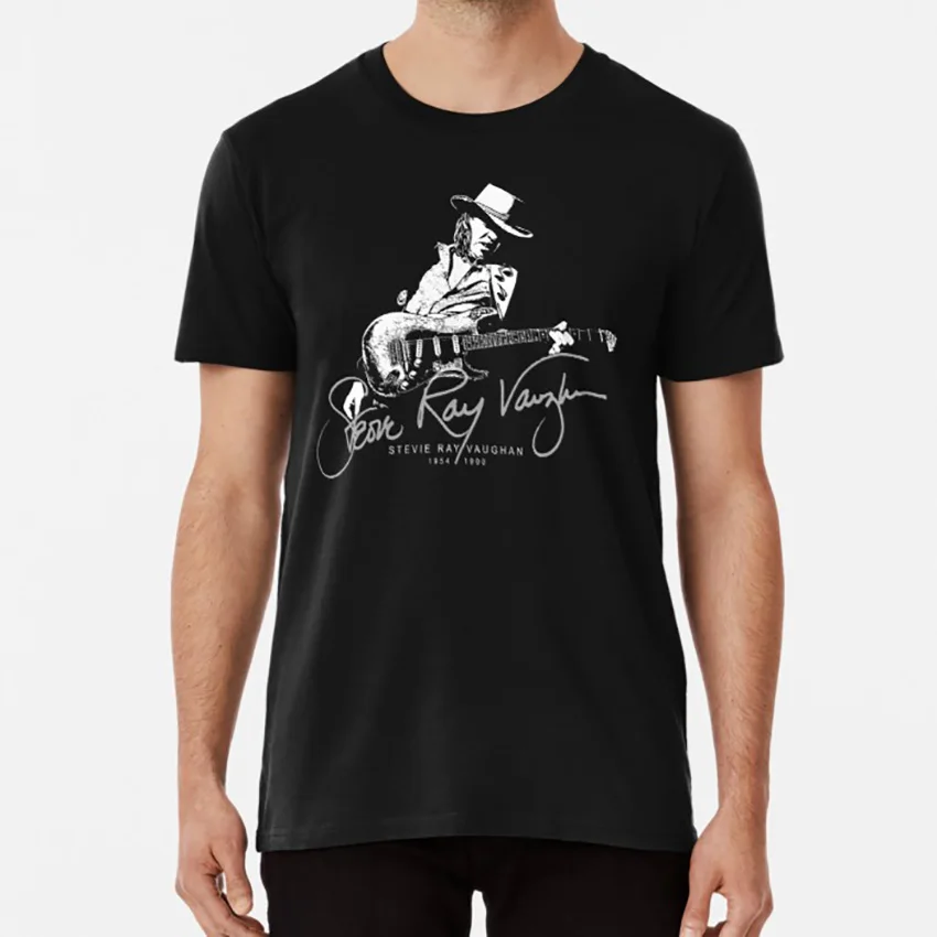 Stevie Ray Vaughan гитара блюз рок Легенда T2 Srv футболка н ролл Блюз музыка|Мужские
