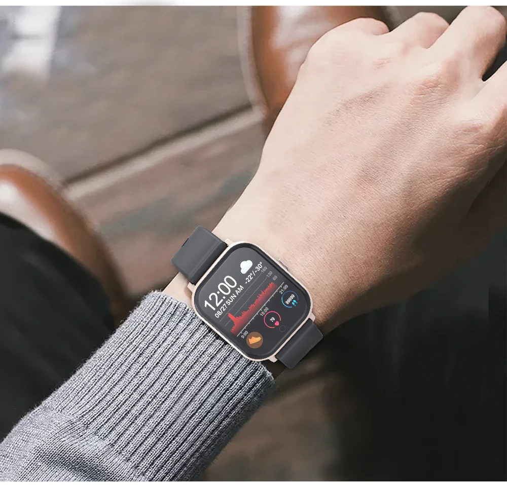 Новые женские водонепроницаемые Смарт-часы T55 Bluetooth для телефонов Android IOS