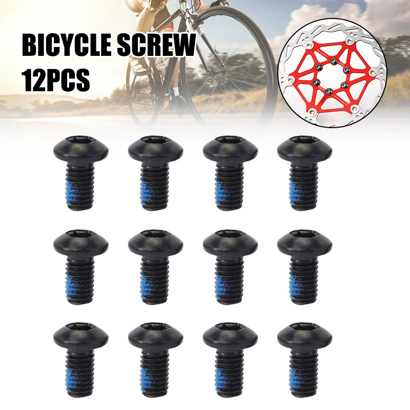 

Hot Sale 2pcs Brake Disc Fixed Screw Alloy Sturdy Protects Brake Bolts from Rust Plate Fixation Suitable for Mountain Bikes
