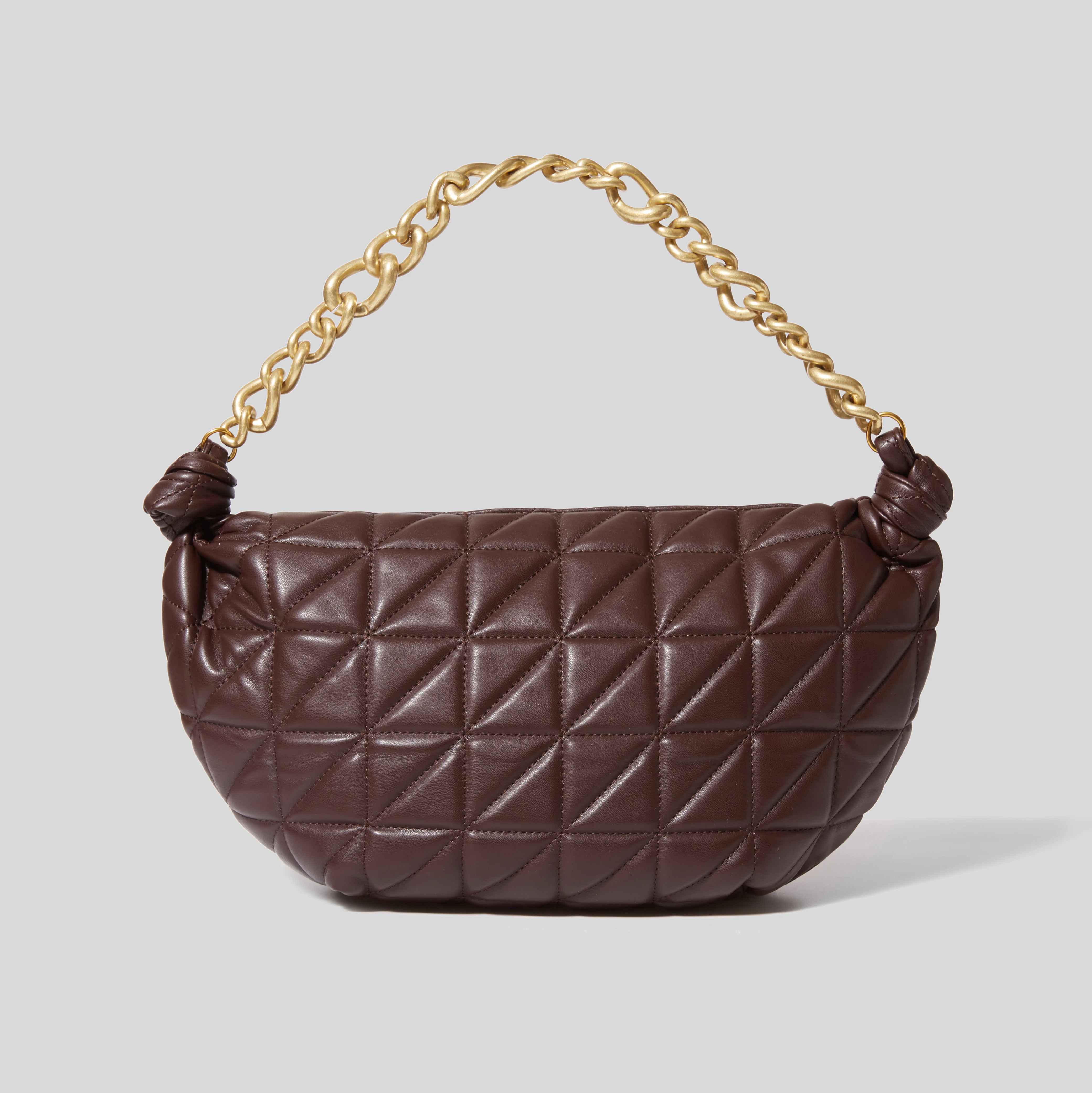 

Brand Chain Shoulder Bag Women Pu Leather Quilted Small Tote Designer Lingge Lady Handbags Luxury Portable Bag Popular Purses