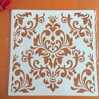 30 30cm size diy craft mandala mold for painting stencils stamped photo album embossed paper card on woodfabric wall stencil