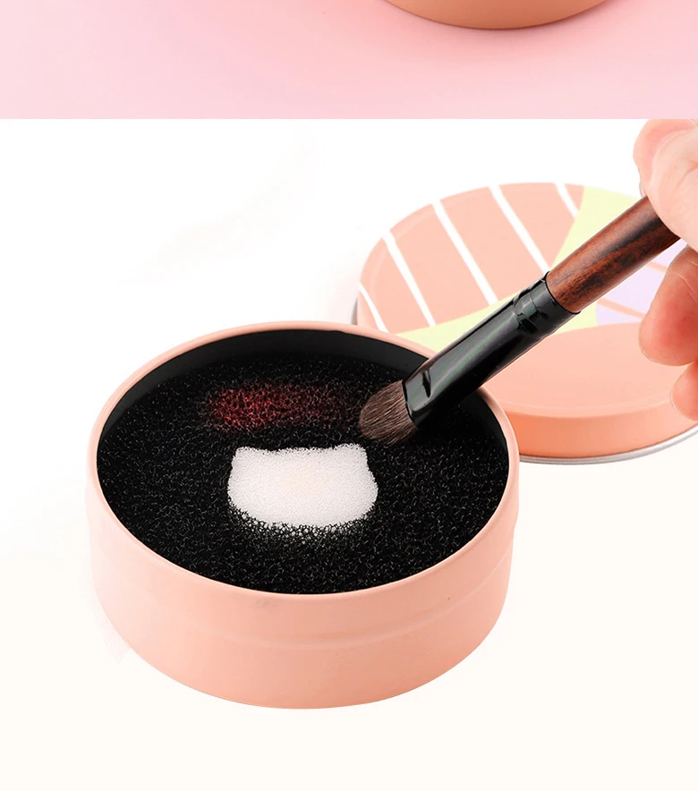 Косметическая щетка Saiantth Чистящая губка с активированным углем прибор для сухой