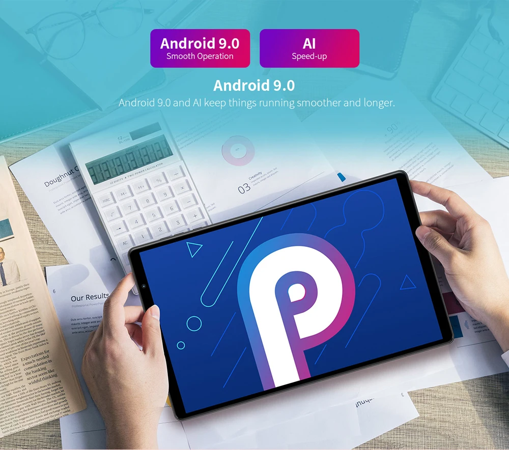 Newst Teclast P10HD планшеты 10," Android 9,0 планшетный ПК 1920x1200 SC9863A Восьмиядерный 3 ГБ ОЗУ 32 Гб ПЗУ 4G сеть AI скорость