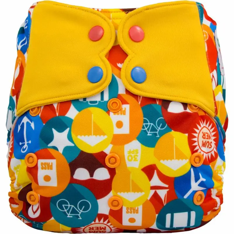 S01Y43 ElfDiaper Новинка! Карманный остаются сухими пеленки плавательные брюки моющийся многоразовый новорожденной одежды для детских подгузников, на возраст от 0 до 24 месяцев - Цвет: S01Y43