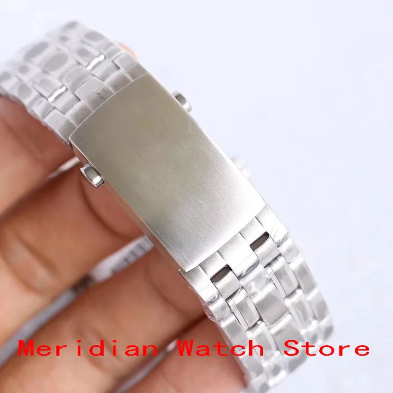 

40mm Men Diver Chronograph Watch OS Movement Stainless Steel Sapphire Crystal Luminous Hands Men's Quartz Wristwatches Man Clock