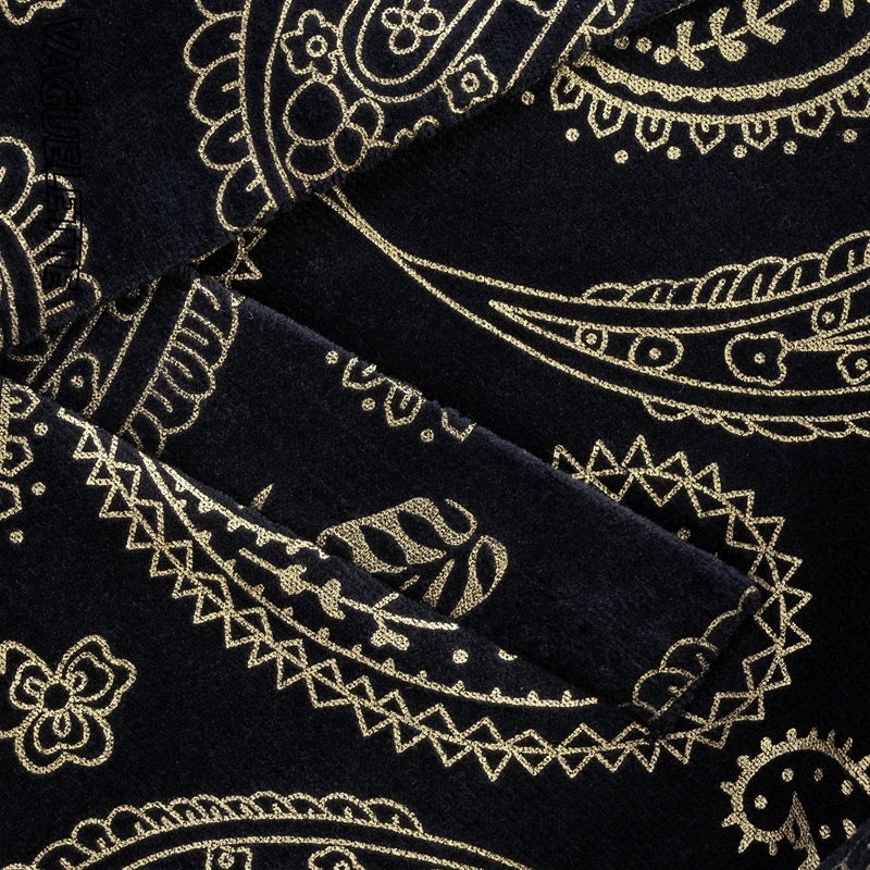 Модель 2019 года стильная модная мужская блейзер свободного кроя золотого и