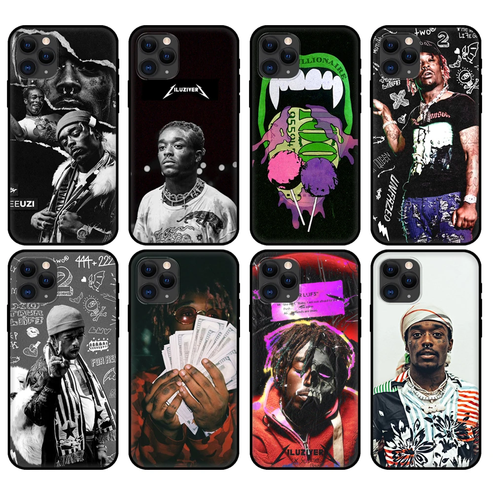 Черный чехол из ТПУ для iphone 5 5s se 6 6s 7 8 plus x 10 XR XS 11 pro MAX Lil Uzi Vert | Мобильные телефоны и