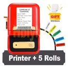 Беспроводной термопринтер Niimbot B21 для этикеток, мини-принтер Bluetooth для штрих-кодов, наклейки, бумага для ценников маркер для ткани