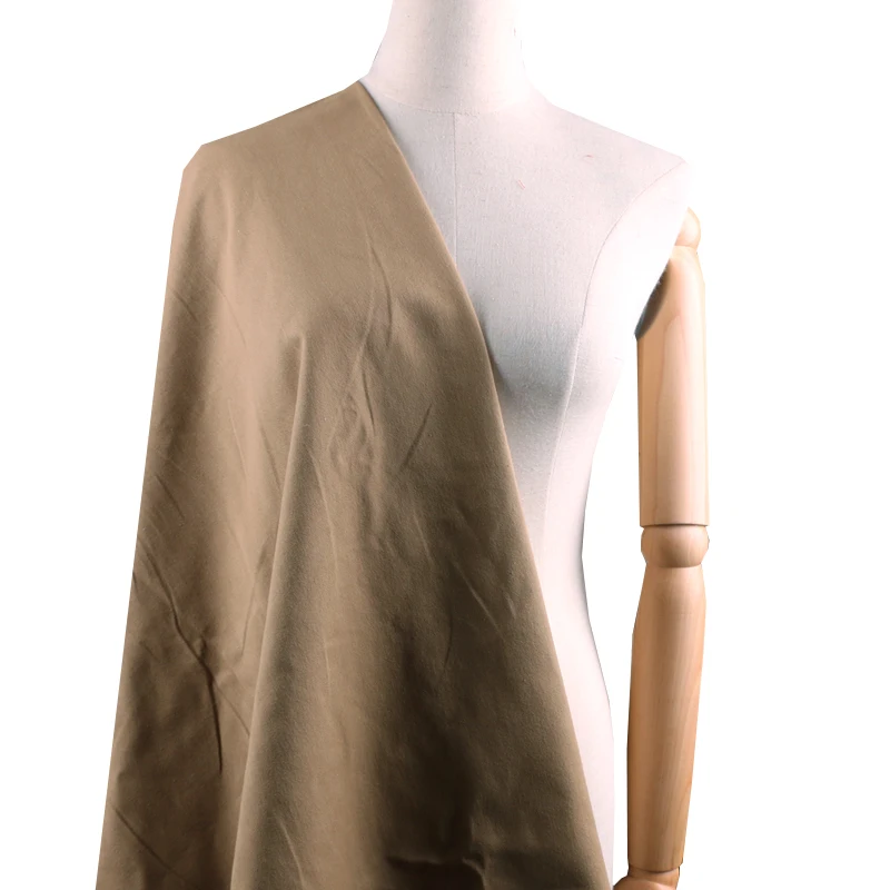 

Wide 59inch 100% Cotton Materia Woven Coarse Twill Fabric For Spring Autumn Pants Clothing Tooling Material