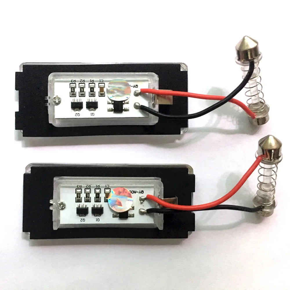 1 пара светодиодный номерной знак автомобиля Подсветка регистрационного номера