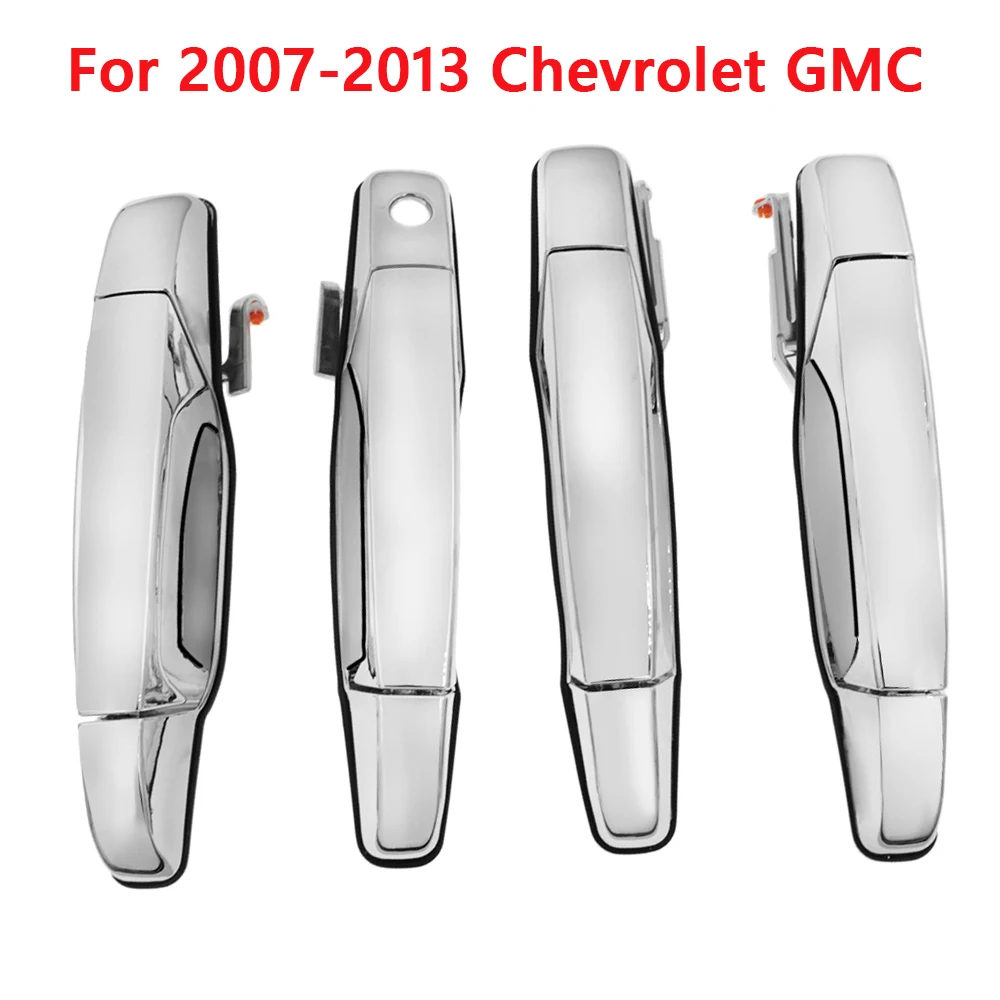 

Наружная ручка двери, передняя, задняя, левая, правая для 2007-2013 Chevrolet GMC, Cadillac Escalade, aval, Tahoe, Silverado, Sierra Yukon