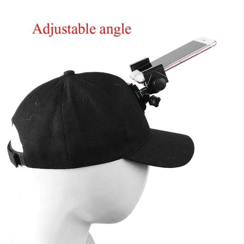

Mobile phone Hat Fixing Stand Universal First Person Perspective Shooting Equipment Fixed Seat Head Mount Substitute Accessories