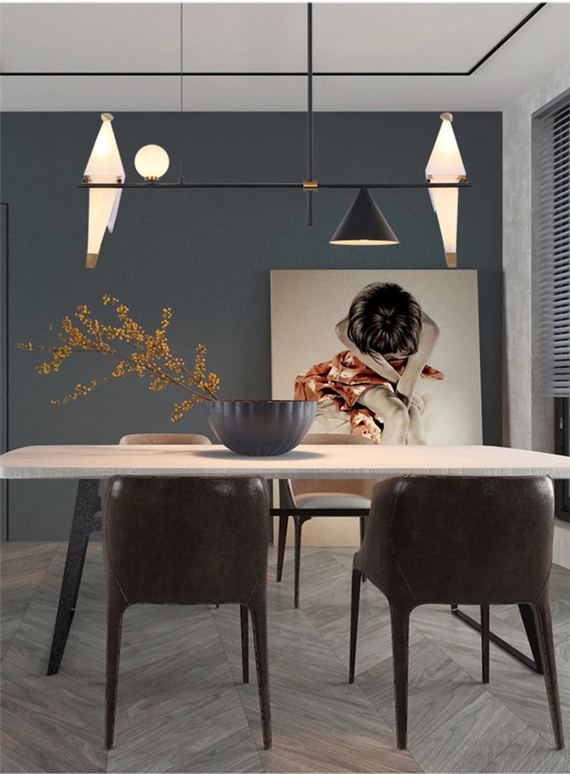 bird pendant light Nordic style lamp glass shade G9 E27 simple lighting newest design living room | Лампы и освещение
