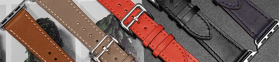 Howk ремешок для часов Apple Watch Series 4 3 2 1 38 мм 40 мм 42 мм 44 мм браслет умные аксессуары наручные часы для Apple Watch Herme Band