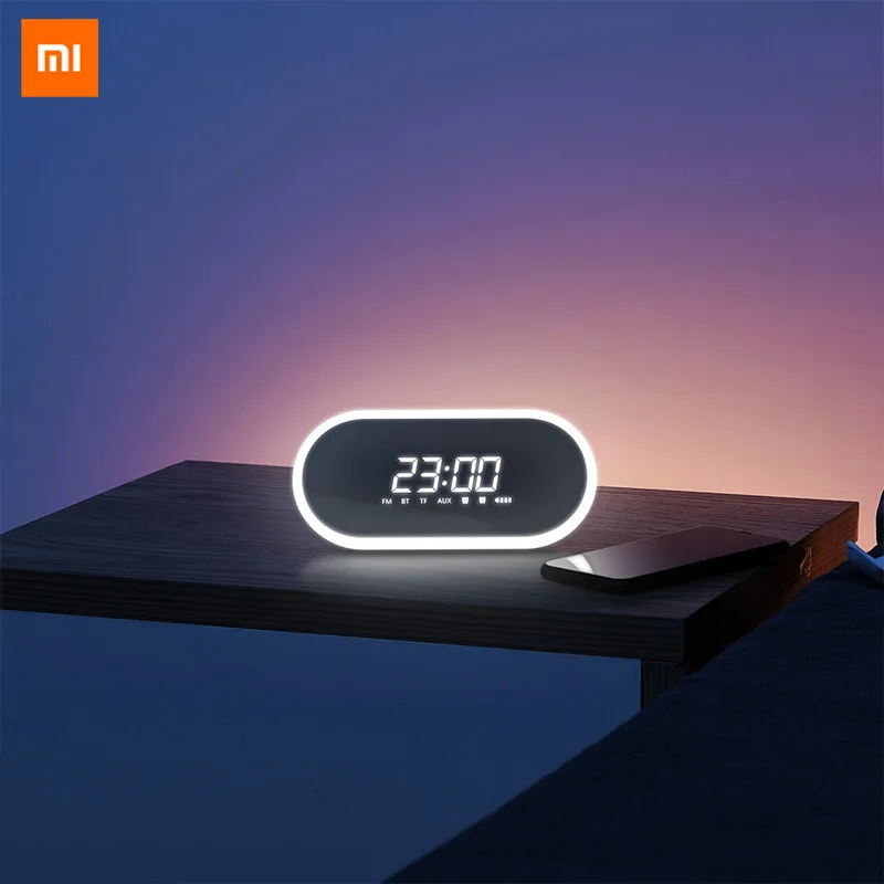 Xiaomi Youpin BASEUS беспроводной Bluetooth динамик бытовой сабвуфер мини звук Будильник