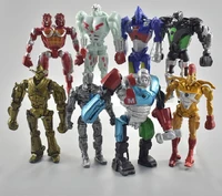 2020 new real steel zeus atom midas adam raider robot model toys gift action figure 8pcsset 13cm