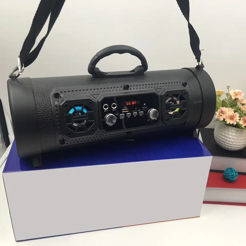 

Bluetooth 4.0 Speakers Portable Bluetooth Speaker Wireless Sound Box Stereo Radio HIFI Bass Built-In FM TF-Card Slot AUX Speaker