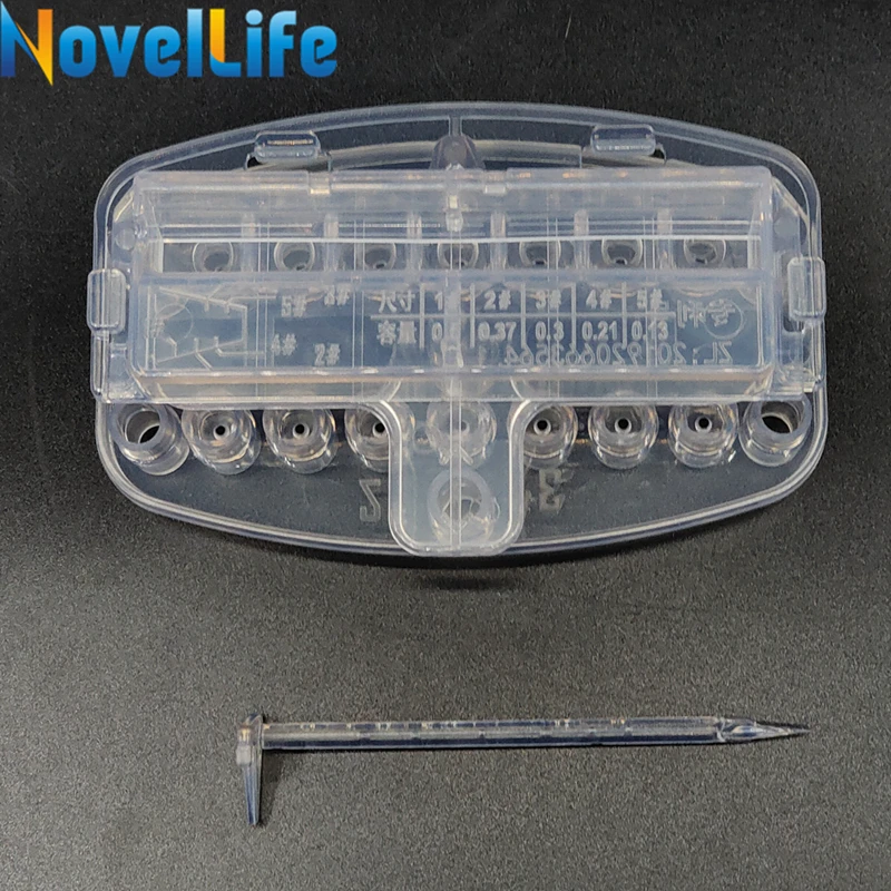 7 отверстий ручной капсула доска для наполнителя машина Размеры на возраст 1 2 3 4 5