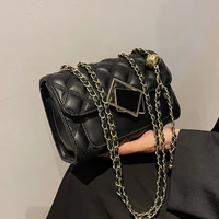 veryme womens bag 2022 chain small square bag pu soft leather quality ladies shoulder bag good looking rhombus messenger bag