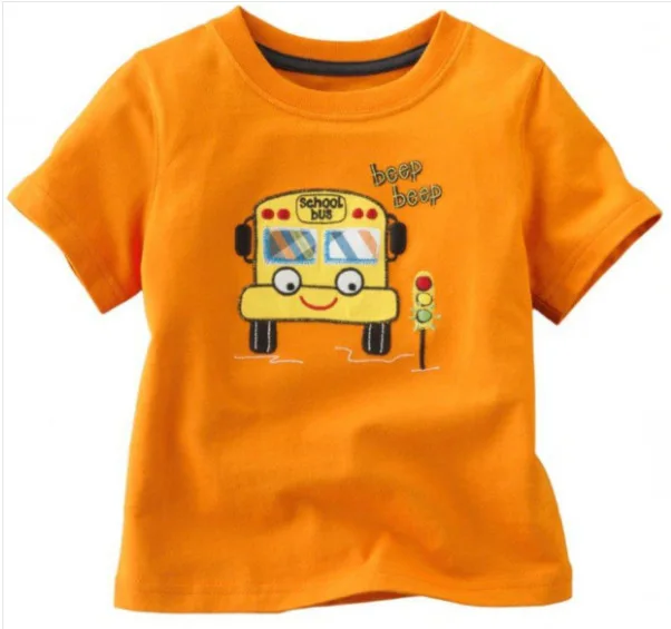 Jumpingbaby/ г. Футболка для мальчиков; Детские футболки; летние топы; футболки для девочек; koszulka Tracktor koszulki meskie roupa menina Enfant