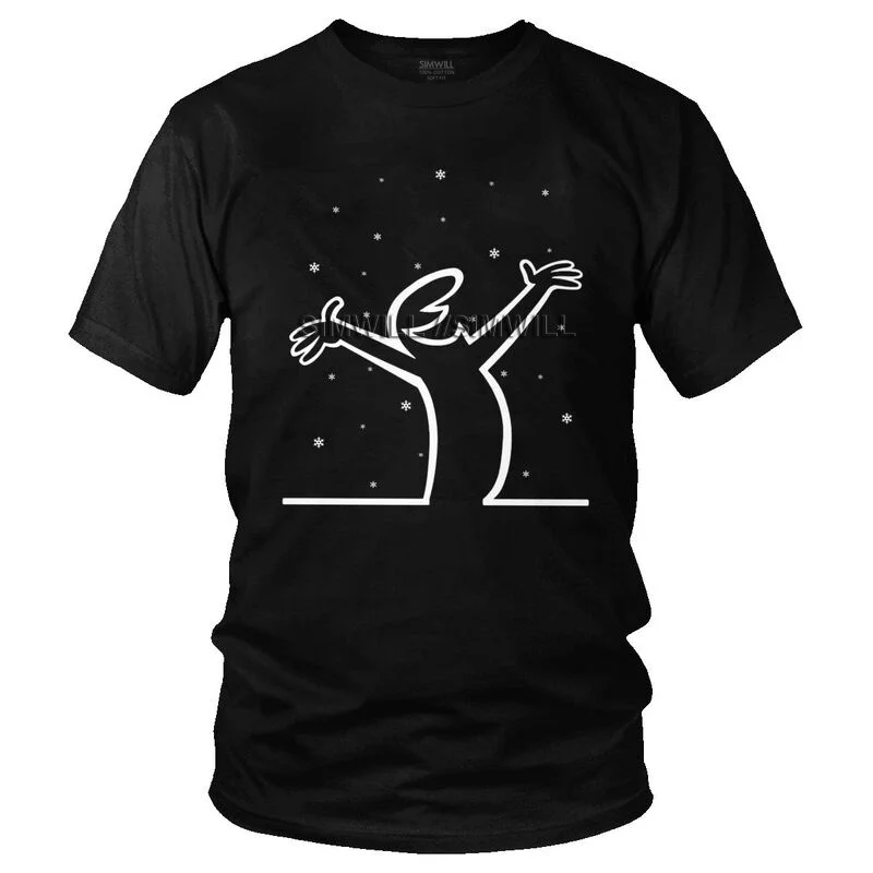 

La Linea Snow T-shirt Men Streetwear T Shirt Short Sleeve Animated Cartoon Tshirts Cotton Tees Top Clothing