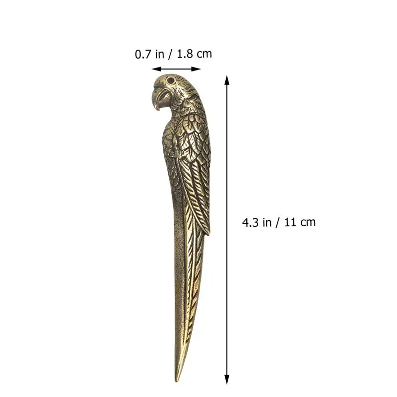 

Copper Parrot Shape Tea Handmade Teaware Tea Drinking Accessory (Antique Finish)