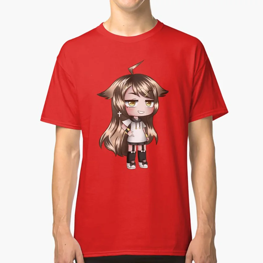 Yamasaki san Gacha Edit футболка yamasaki gacha bamboobanana Милая аниме девушка|Мужские футболки| |