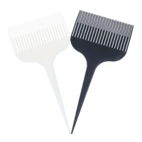 2pcs hair highlighting hairdressing comb and wide tooth with rat tail