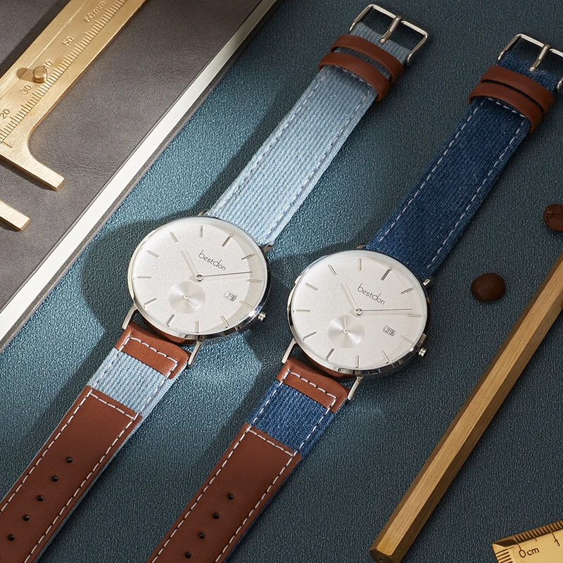 Часы мужские водонепроницаемые кварцевые с ремешком в стиле ретро | Наручные