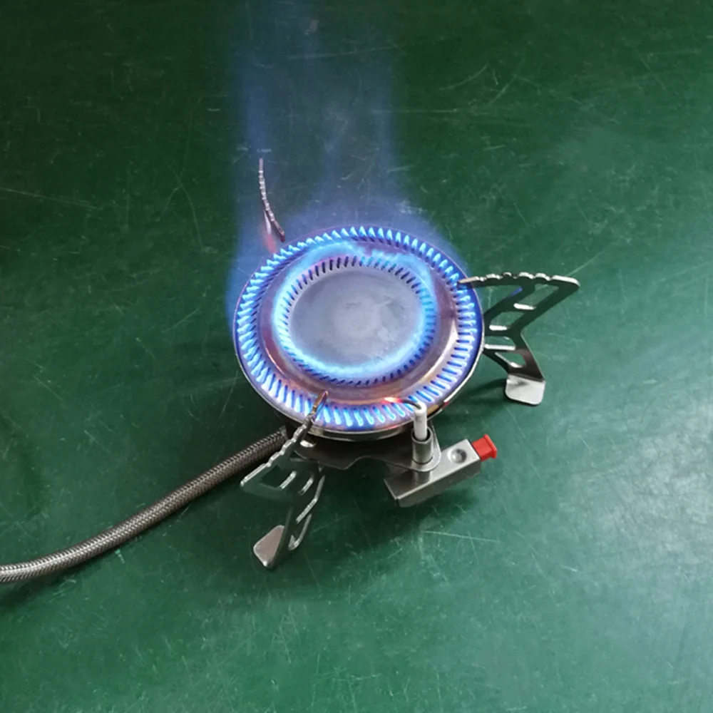 

Portable Outdoor Stove Split Type Furnace Converter Connector Hiking Camping BBQ Stainless Steel Picnic Cooking Survival Cooking