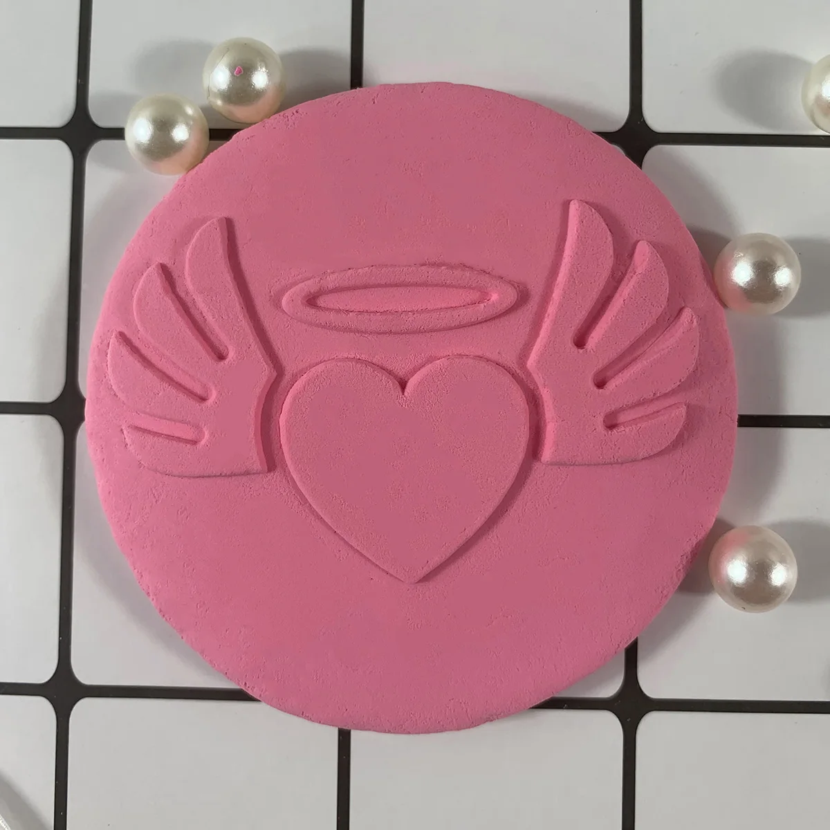 

Love angel Cookie stamp Mark Baking Model Acrylic seal Moulds Stereoscopic pattern Cake surrounding edge