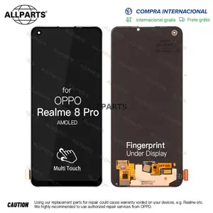 New 6.4" Original AMOLED Display For OPPO Realme 8 Pro LCD Touch Screen
Digitizer Replacement Realme8 8Pro RMX3081